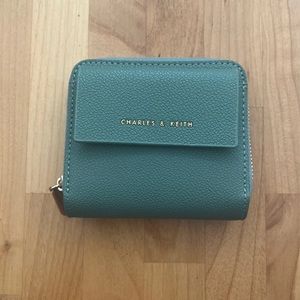 Charles & Keith Sage Green Wallet